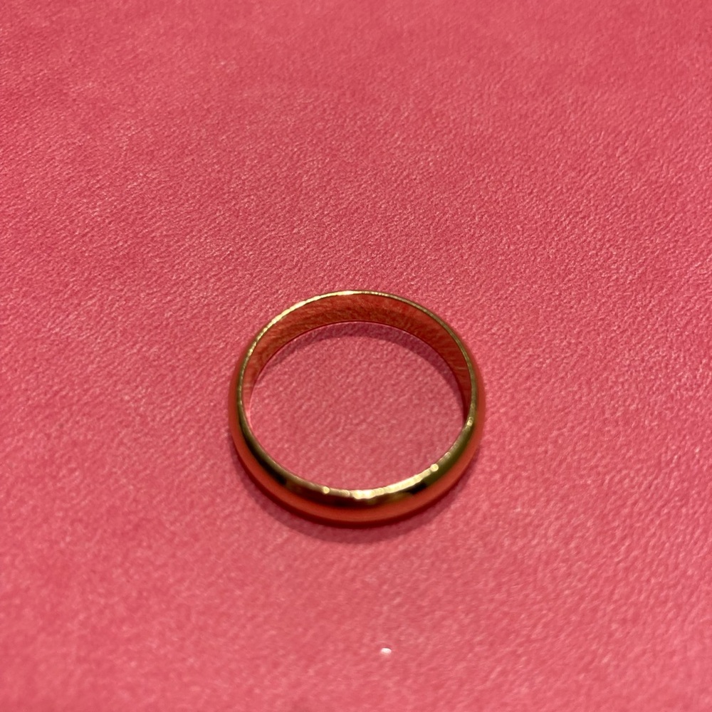 NWOT BAND RING GOLD TONE - Picture 5 of 7